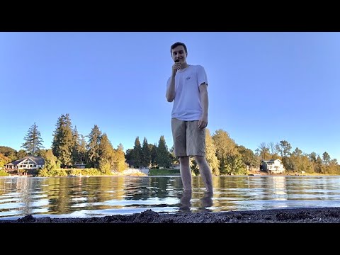 ASMR At a River 🌲🪨 (asmr in public)