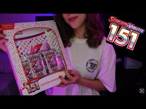 Pokémon 151 Unboxing 🩷 | ASMR ITA