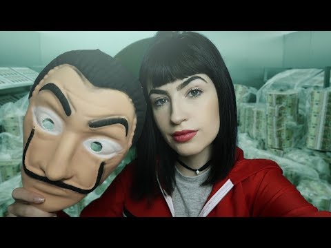 ASMR LA CASA DE PAPEL - DURANTE O ROUBO!