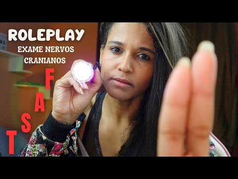 ASMR Roleplay fast & aggressive l Exame dos nervos cranianos MAS voce erra tudo