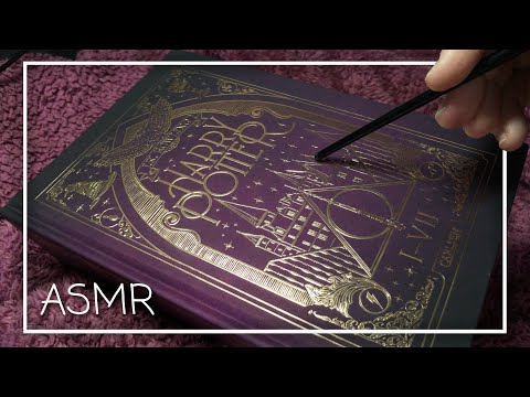 ASMR Book Tracing ⚡️📚 (No Talking) Harry Potter Gesamtausgabe & more!