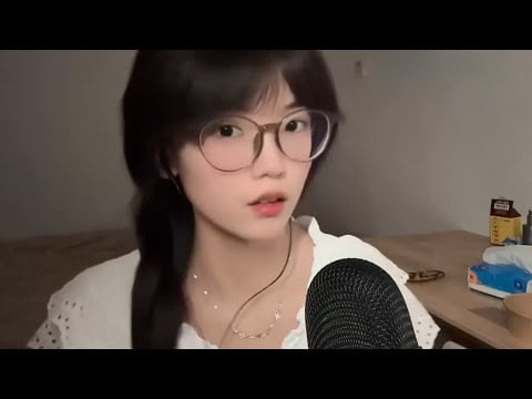 ASMR Mouth Sounds Ear Blowing Cleaning 😴🤗💗