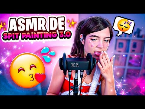 ASMR DE SPIT PAINTING 3.0 💦🎨 full relax en tu oído | Staryuuki