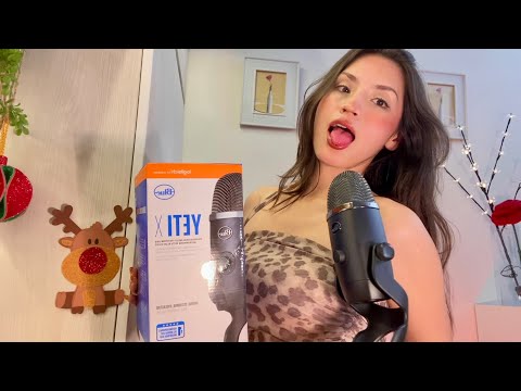 ASMR Probando NUEVO MICRO🎙️Blue Yeti X PRO MAX (Unboxing)