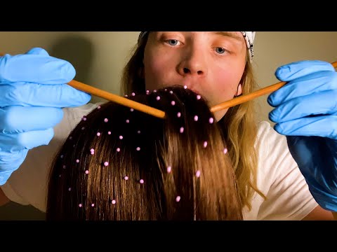 Removing Lice From Your Hair ASMR