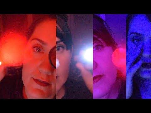 ASMR Colorful Light Triggers Eye Exam