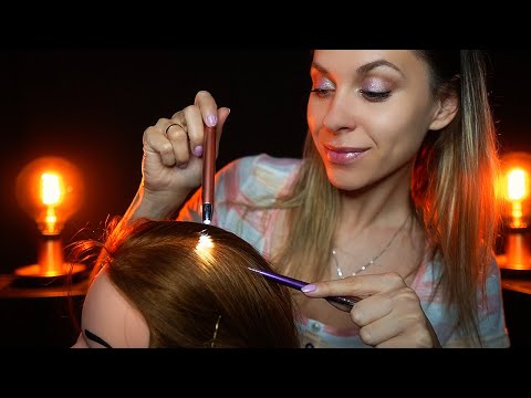 ASMR Scalp Check & Gentle Braiding | Whispered Hair Care, Brushing, MASSAGE & Relaxing Triggers