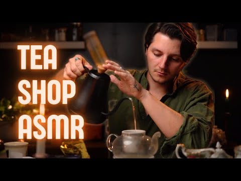 ASMR Tea Shop Roleplay | Rare Sri Lankan Tea Tasting (1 Hour, Ear to Ear, Whispered)