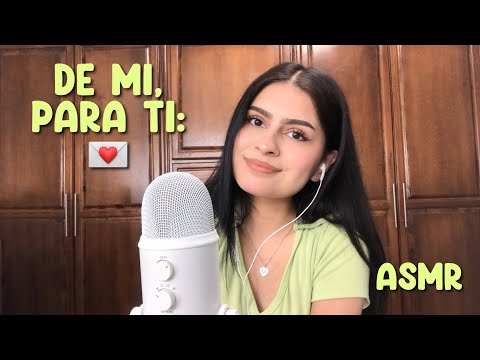 ASMR para cuando te sientes tristecillo y sin motivación ❤️‍🩹 #asmrespañol