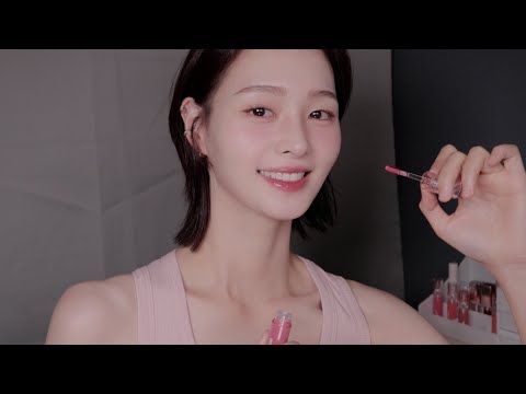 ASMR (SUB)| 촉촉한 소리 가득한 립 화장품 가게 상황극 | Wet Moist Sound Lip Cosmetics Store Role Play