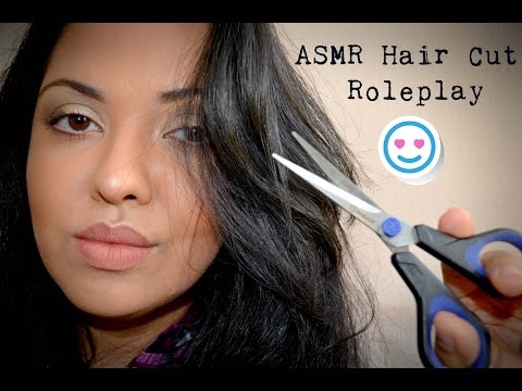 ASMR Roleplay Hair Cut and Hair blowdry | Soft Spoken | Foreign Accent|