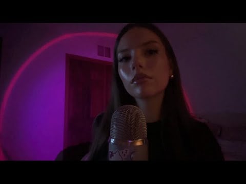 my 100th asmr video! unintelligible trigger phrases/words 