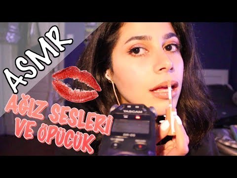 TÜRKÇE ASMR ❤️ KISSES, MOUTH SOUNDS, EAR EATING