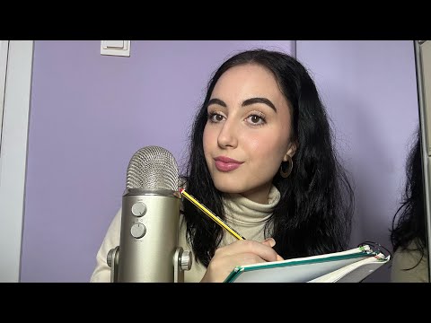 ASMR // Haciéndote 20 preguntas personales!! 💤😴🧠👄