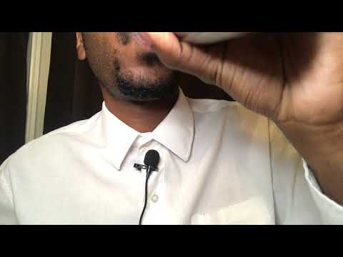 ASMR Drinking Cold Water and Whispering