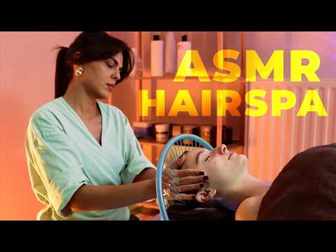 Sleep Inducing Head Massage & Hairspa!? *No Music Version*