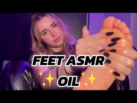 ASMR Oil Soles Sounds ✨ Relaxing ✨