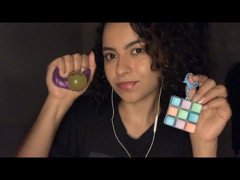 ASMR COM OBJETOS ANTI ESTRESSE 