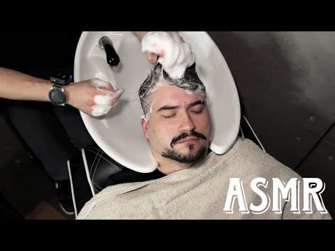 💈ASMR BARBER | Washing the Head and Beard: Relaxation in Every Movement