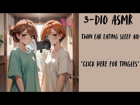 CHILLmas 🎄Ep 2: [3-DIO ASMR] Twin Ear Eating Mouth Sounds (No Talking)