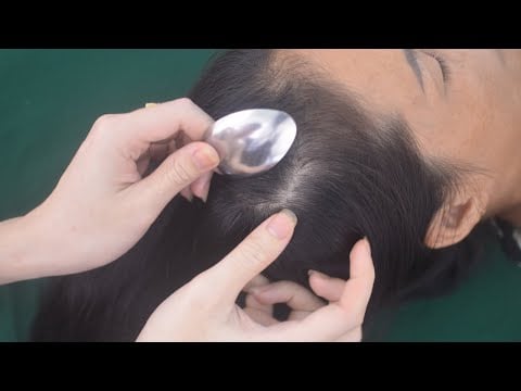 ASMR Real Person Head Scratching Massage With Tool, No Talking Scratch Sounds Tingles For Relaxation