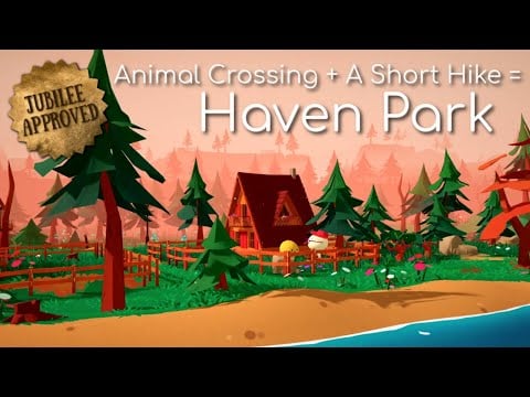 ASMR | This game is a hidden gem for Animal Crossing fans! 🏕️ Close up whispering | Haven Park