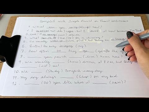VOCÊ CONSEGUE FAZER ESSES EXERCÍCIOS BÁSICOS DE INGLÊS? #asmr #ingles 