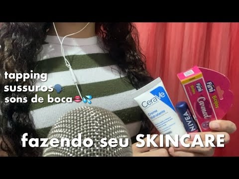 ASMR Fazendo seu Skincare da manhã