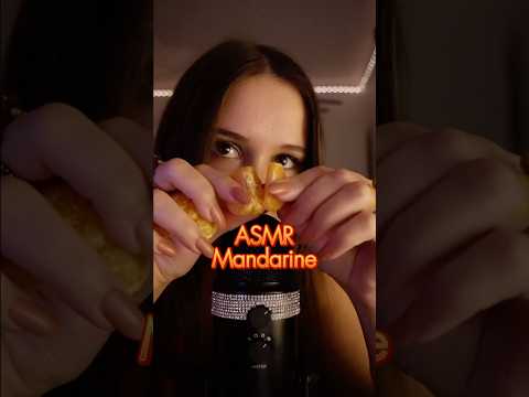 Qui dit mandarine dit bientôt Halloween 👻✨🎃 #asmr #eatingsounds #eatingasmr #mouthsounds
