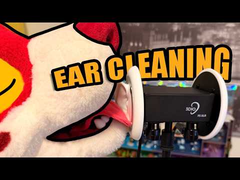 A Furry ASMR Deep Ear Cleaning in Fursuit (With Maw) 🙂‍↕️ [3DIO]