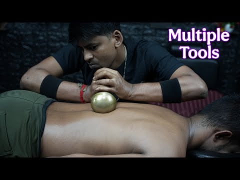 Indian Barber's Magic Touch: Exotic Oil & Multiple Tools Full Body Massage ASMR | Unwind & Relax