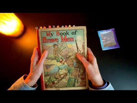 Crisp & Clear Soft-Spoken ASMR – My Book of Brave Boys (1890s) | Page Turning & Vintage Story time