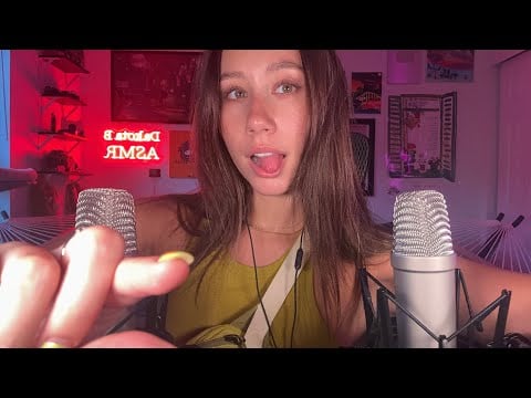 ASMR | Plucking and Eating Your Negative Energy (Ear to Ear)