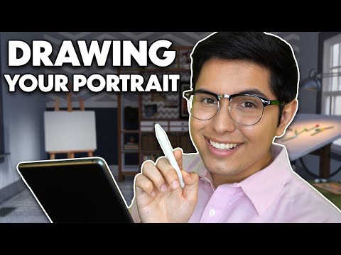 ASMR | Drawing Your Portrait Role Play!