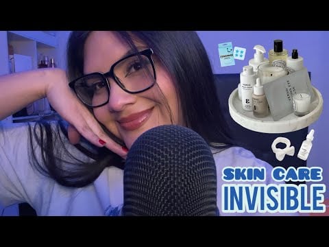 SKIN CARE INVISIBLE PARA DORMIR 🧖🏻‍♀️🧖🏻 ASMR MOUTH SOUNDS, TAPPING, HAND SOUNDS