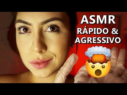 ASMR: HAND MOVEMENTS RÁPIDOS E AGRESSIVOS - FORMIGAMENTOS EXTREMOS.