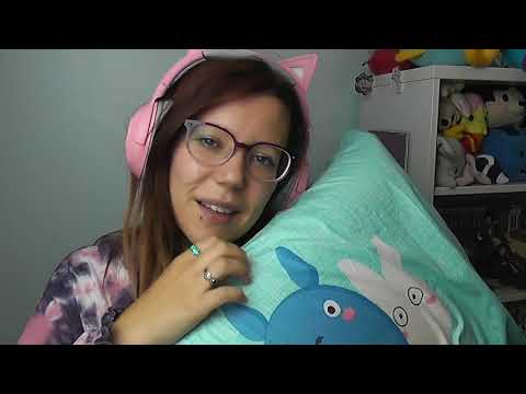 ASMR PILLOW TALK WHISPER IN THE RAIN | PERSONAL ATTENTION | Kawaii | Wooden Tapping | Velcro Fabric