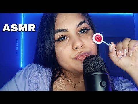 ASMR PIRULITO QUE EXPLODE NA BOCA | lollipop crunchy sounds 🍭💦