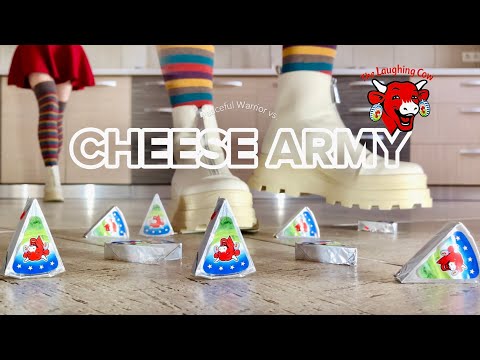 Boots Crushing Food: Pea vs. Cheese! Oddly Satisfying! ASMR