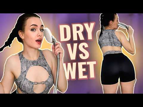 [4K USA] Washing Away Other's Words 🚿 The Steam Sanctuary | DRY VS WET | Ultimate Self Care Ritual