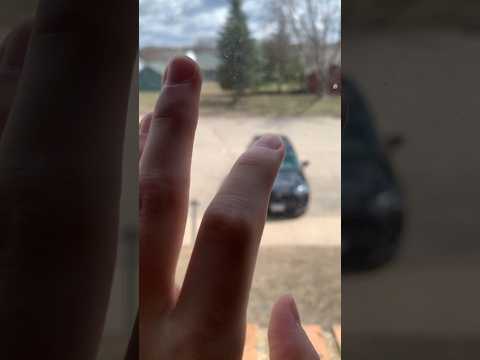 Finger Tapping on a Glass Window ASMR #asmr #shorts