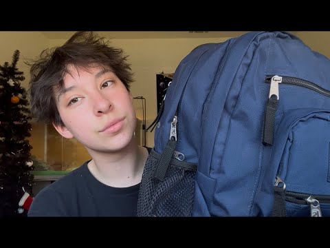 ASMR | what’s in my school bag 