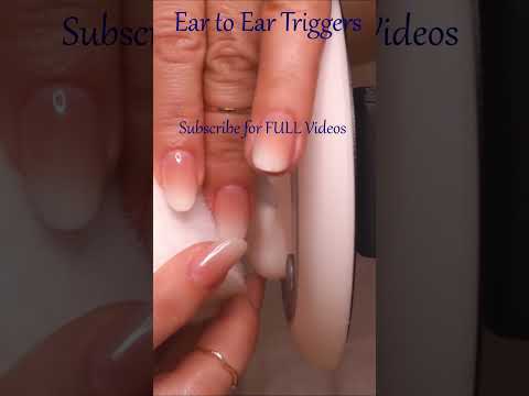 ASMR Ear to Ear Triggers ❤️ Ear Cleaning & Crunchy Sounds #shorts #asmr