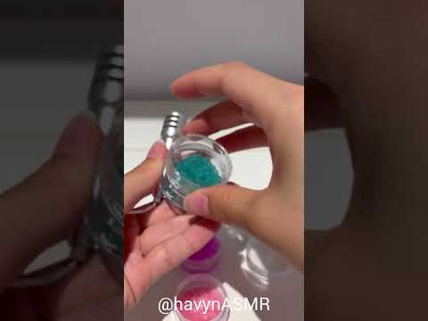 Extremely Satisfying Glass Beads ASMR 🫧 | No Talking • Mini Mic #asmr #voicelessasmr #notalkingasmr