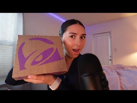 ASMR EATING TACO BELL