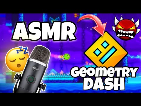 ASMR Français • JE T’ENDORS SUR GEOMETRY DASH ! 😴🟥 (MAXIMUM DE FRISSONS)