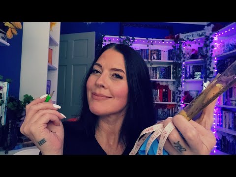ASMR- Measuring You For Halloween Costume Accessories (Crown, Ears, Fangs, Etc) 🧚‍♀️👸🧛‍♀️