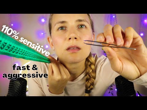 Fast & Aggressive ASMR at 110% Sensitivity 🤯