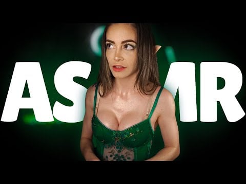 ASMR | Ear Licking, Fluffy Mic, Oily Hands. Elf