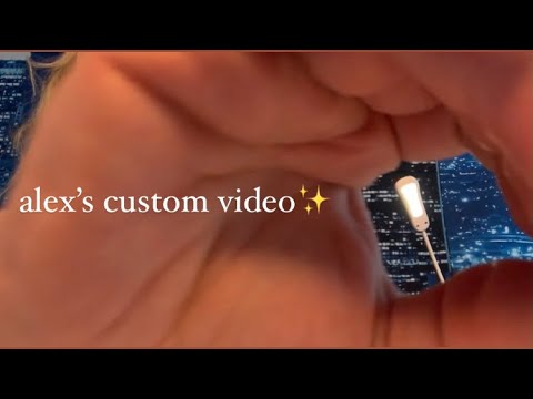 Fast & Aggressive ASMR Custom for Alex✨ Follow the light, “Focus/pay attention/relax”, Scratching